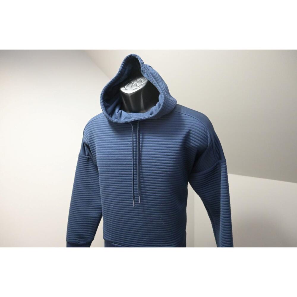 Nike Hoodie Therma Fit Pull Over Dark Blue Performance Womens Sz Medium